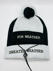 Sweater Weather/Fur Weather Matching Hats
