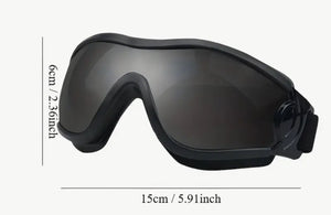 Doggles: Black with Black Lens