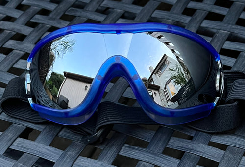 Doggles: Blue with Silver Lens