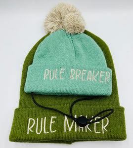 Rule Maker/Rule Breaker Matching Hats