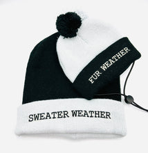 Load image into Gallery viewer, Sweater Weather/Fur Weather Matching Hats