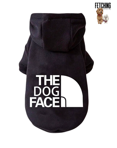 Dog Face Hoodie (black)