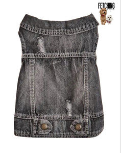 Gray Denim Vest