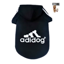 Load image into Gallery viewer, Black Adidog Hoodie
