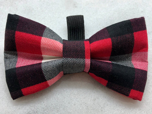 Crimson Charcoal Plaid