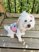 Load image into Gallery viewer, Sweet Floral Pup Shirt with Bowknot