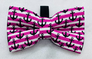 Anchors on Pink Stripes
