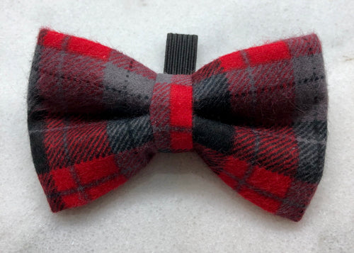 Crimson Gray Plaid