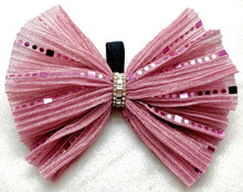 Load image into Gallery viewer, Rose Sparkle Collar Bow