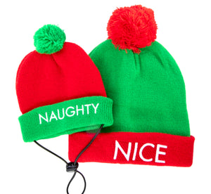 Naughty & Nice Matching Hats