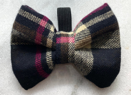 Charcoal Rose Plaid